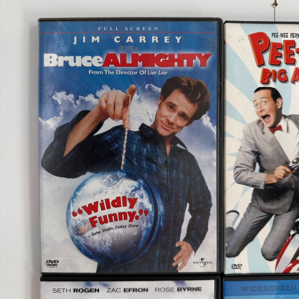 6 DVD Comedy Movie Lot Bruce Almighty Rat Race Neighbors Dundee Arnold - Picture 3 of 9